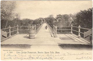 1905 Image of the Echo Bridge Promenade, Courtesy of Lee Fisher