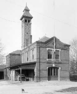 New home of Hose Company No. 7, Pettee Street, January 27, 1879