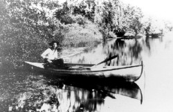 Canoeing and hunting on the Charles River, c. 1880 