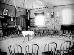 Classroom in the Prospect School #2, later the Wade School, c. 1902.