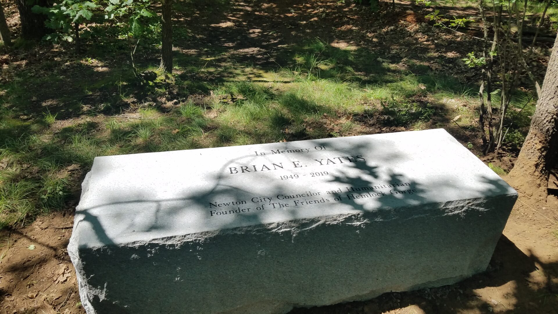 The Friends’ Brian Yates Memorial Dedication