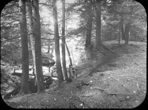 Photograph of the original Friends' Bridge