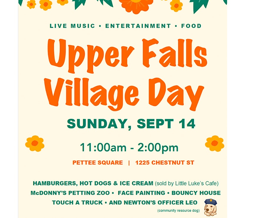 Newton Upper Falls Village Day